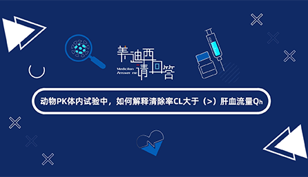 动物PK体内试验中，如何解释清除率CL大于肝血流量Qh